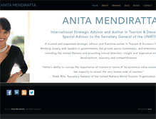 Tablet Screenshot of anitamendiratta.com